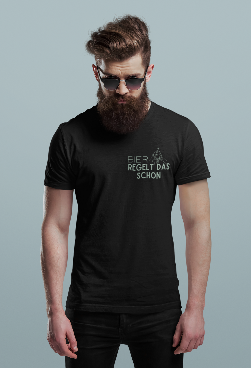 T-Shirt "Bier regelt das schon"
