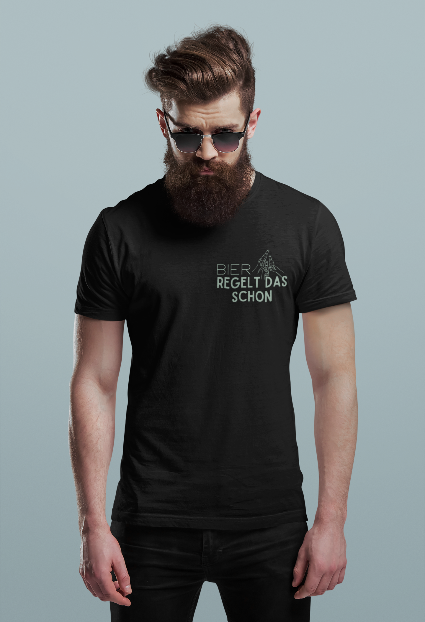 T-Shirt "Bier regelt das schon"