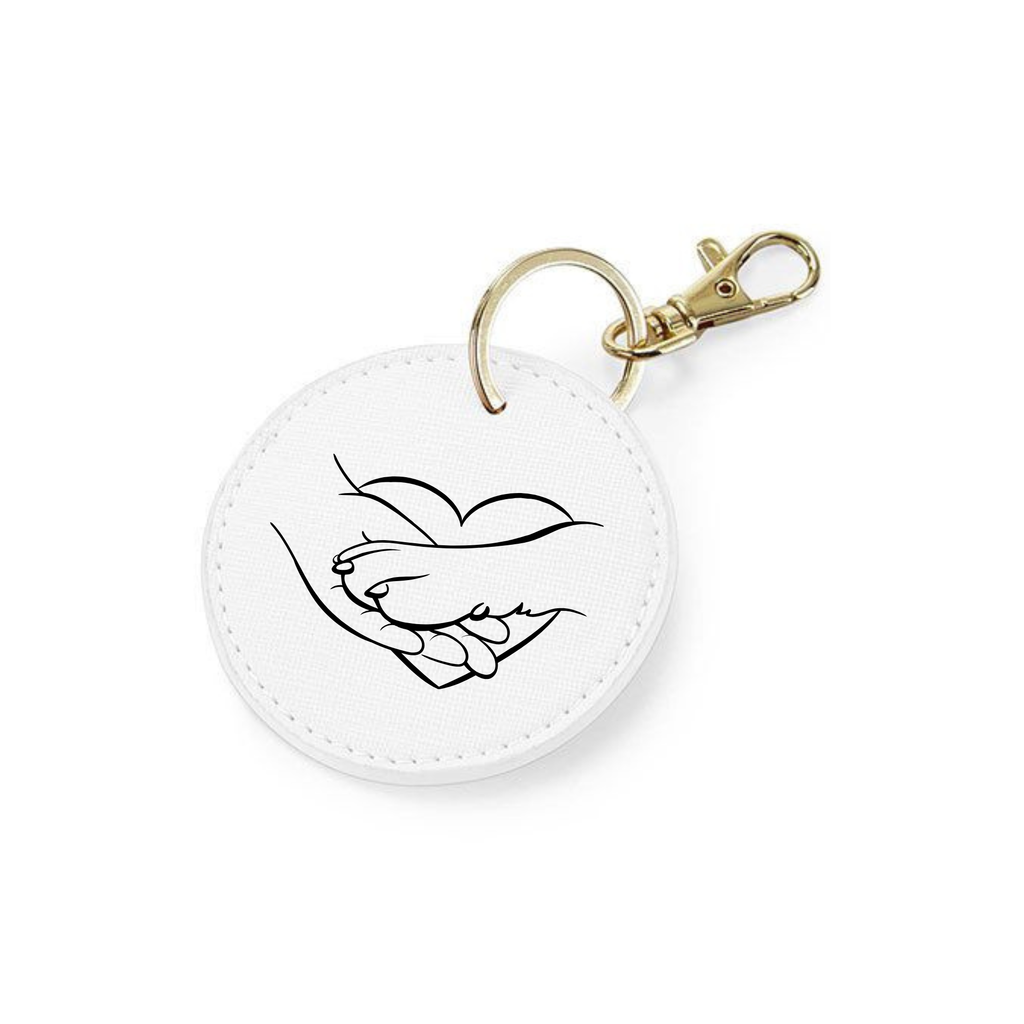 Schlüsselanhänger "Pfote & Mensch"