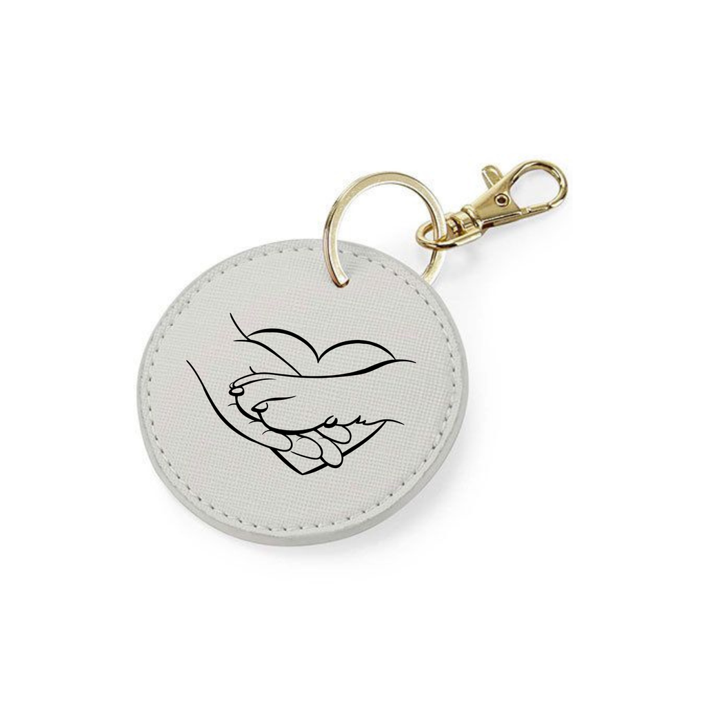 Schlüsselanhänger "Pfote & Mensch"