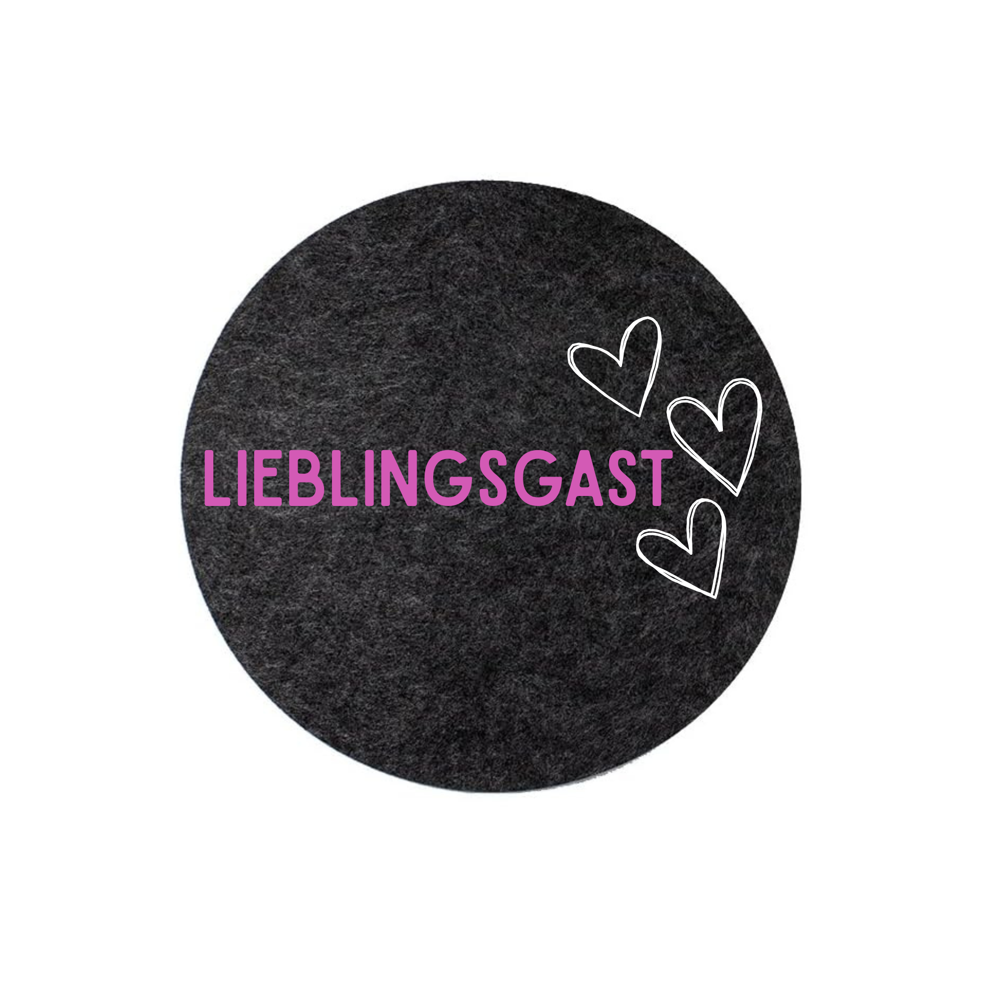 Filzuntersetzer - verschiedene Motive & Sprüche