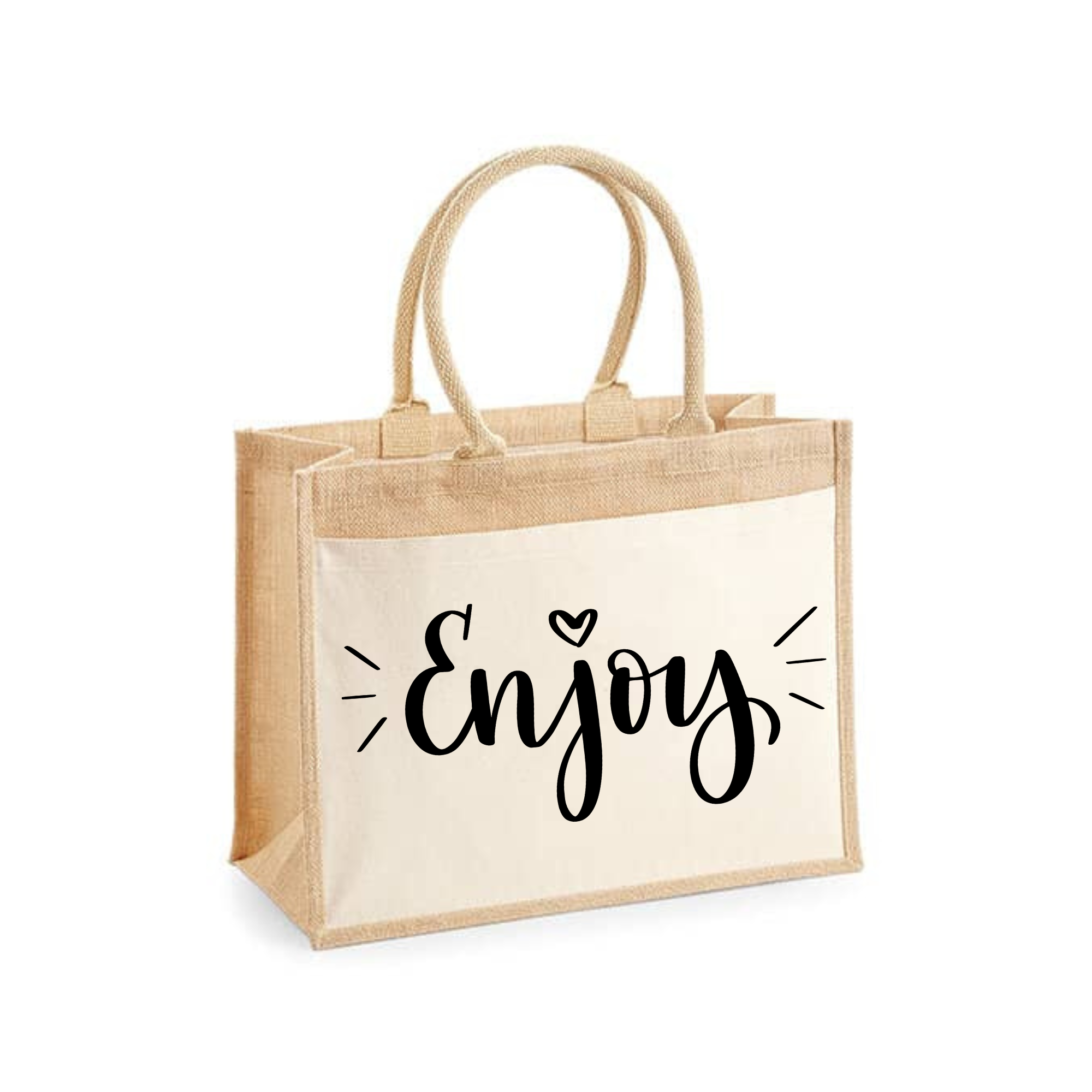 Jute Shopper "Enjoy"