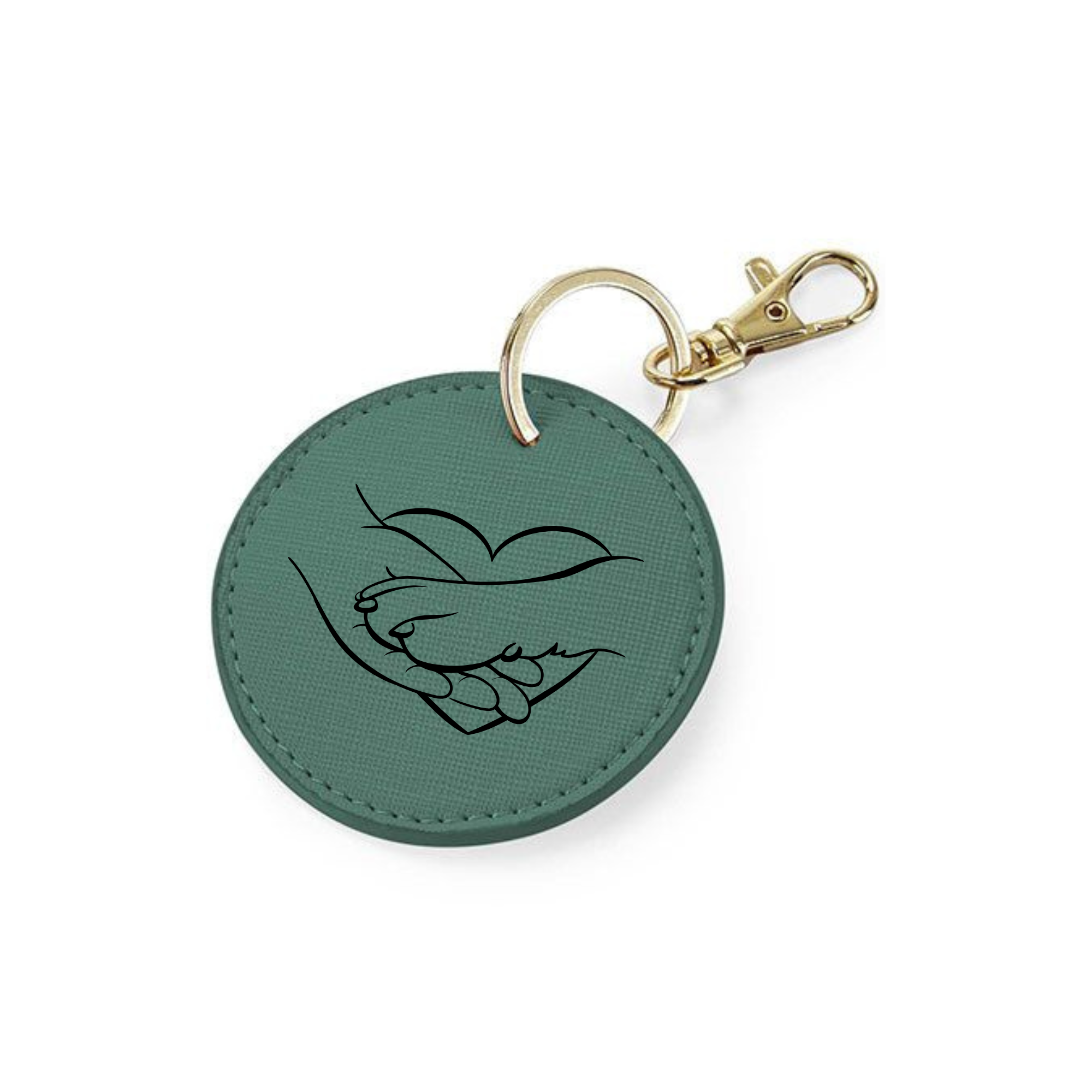 Schlüsselanhänger "Pfote & Mensch"